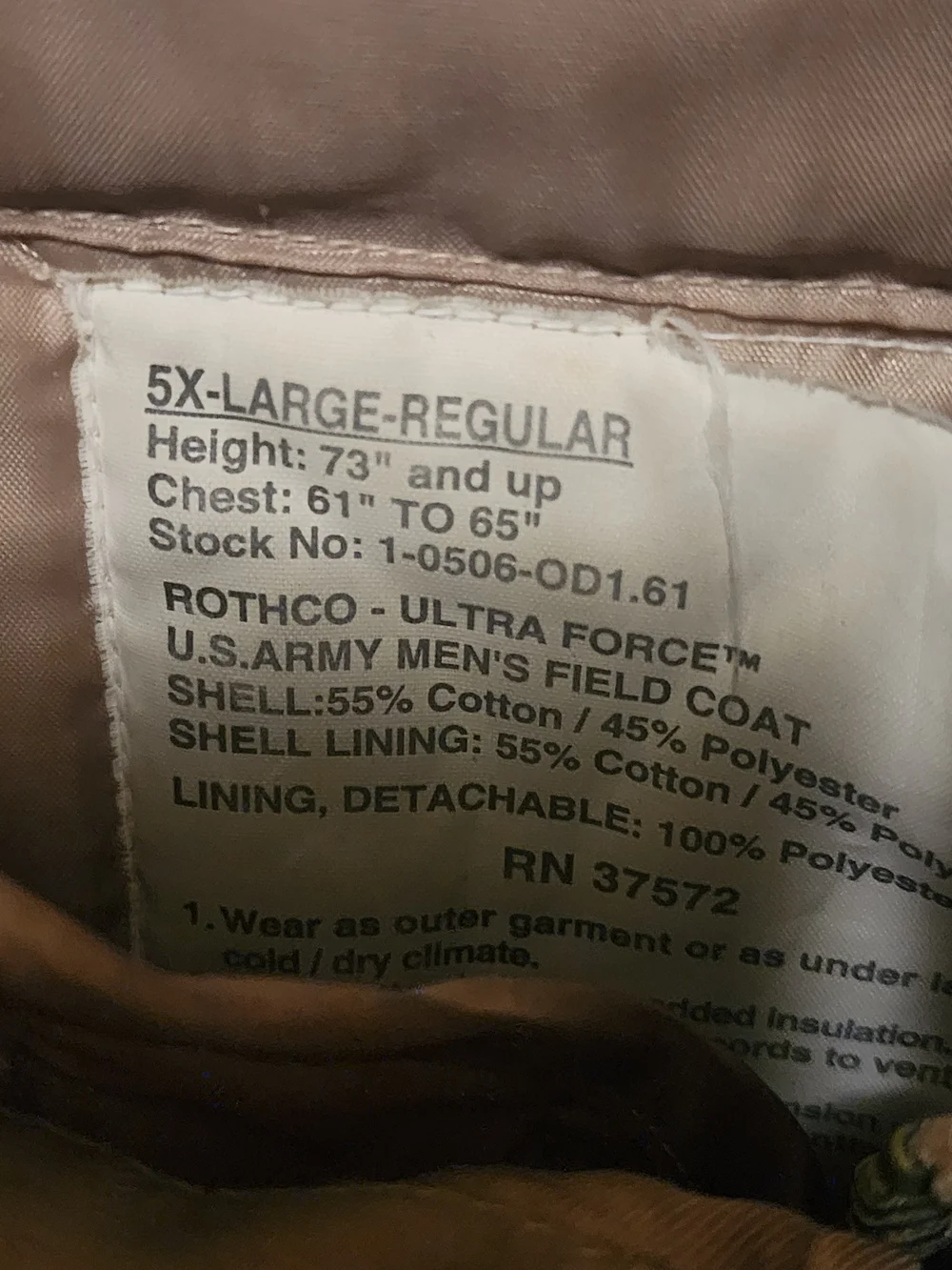 Rochester Ny Tan Camo Field Jacket with Lettering